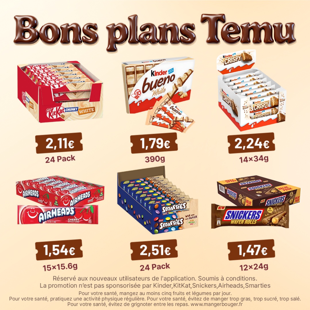 Temu France Facebook ad