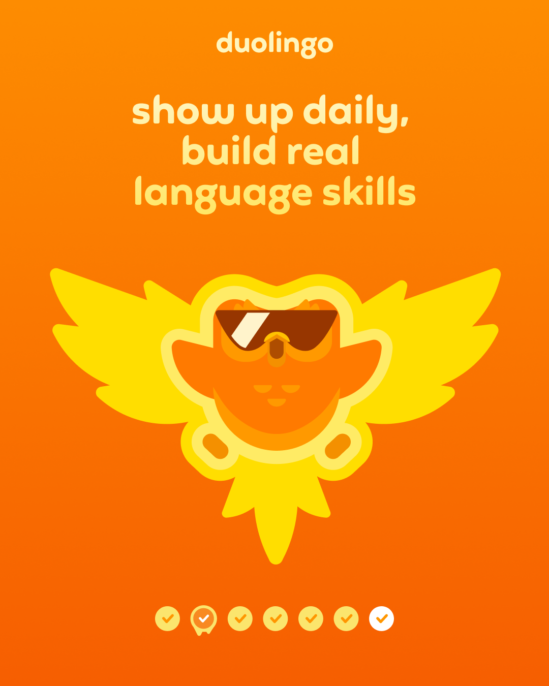 Duolingo Facebook ad