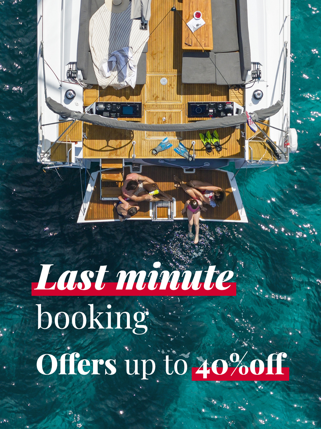 Croatia Yachting Facebook ad: Last Minute Charter Deals