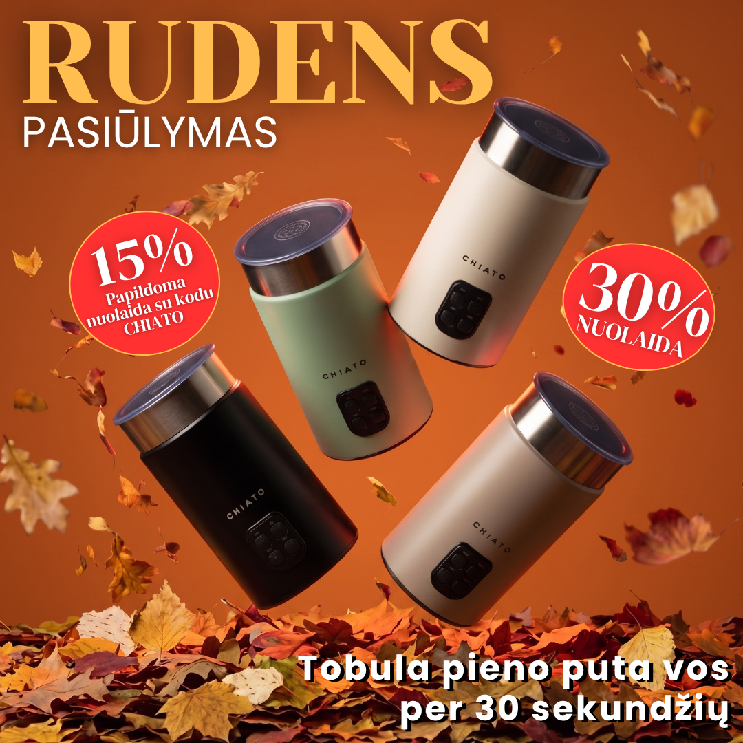 Kavos Draugas Lietuva Facebook ad: Iki -30% + kodas: CHIATO
