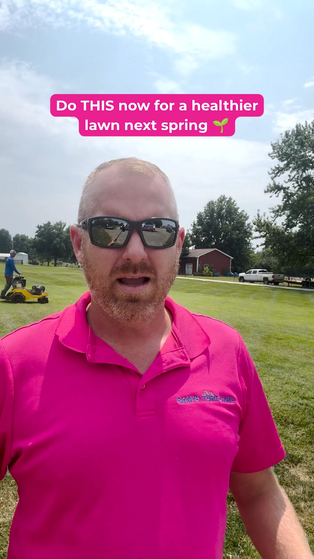 Sam's Turf Care Facebook ad: Get Your Yard Fall-Ready