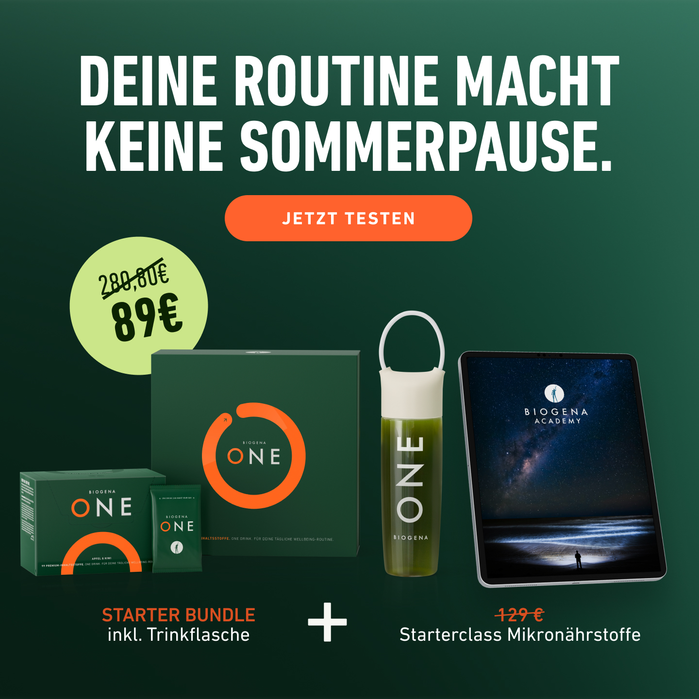 BIOGENA ONE Facebook ad