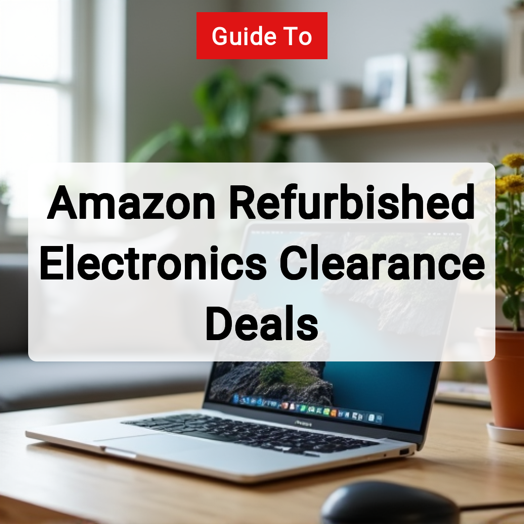 Wellgroomed Illinformed Facebook ad: Guide To Amazon Refurbished Electronics Clearance Deals