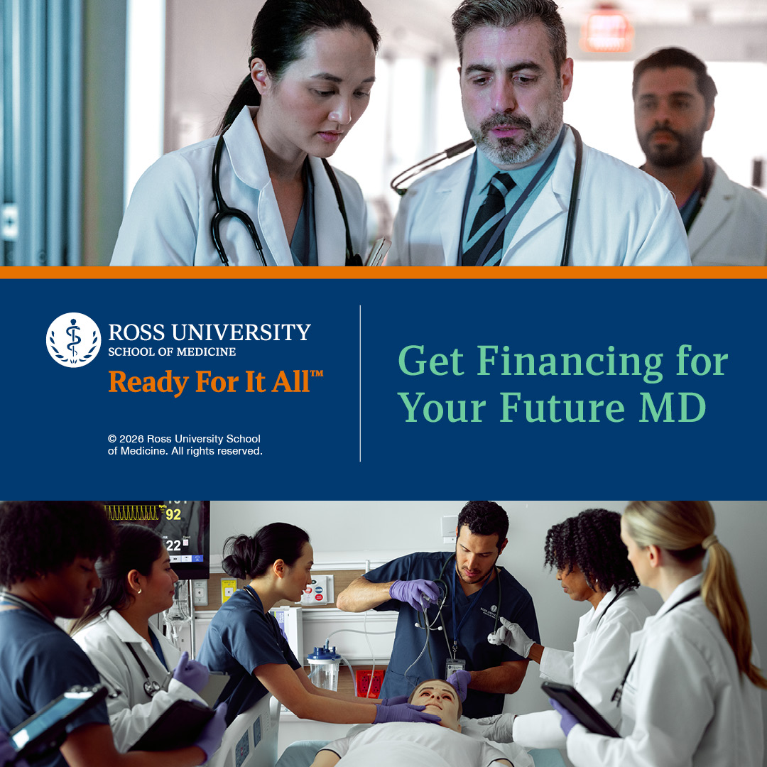 Ross University School of Medicine Facebook ad: Options built for you