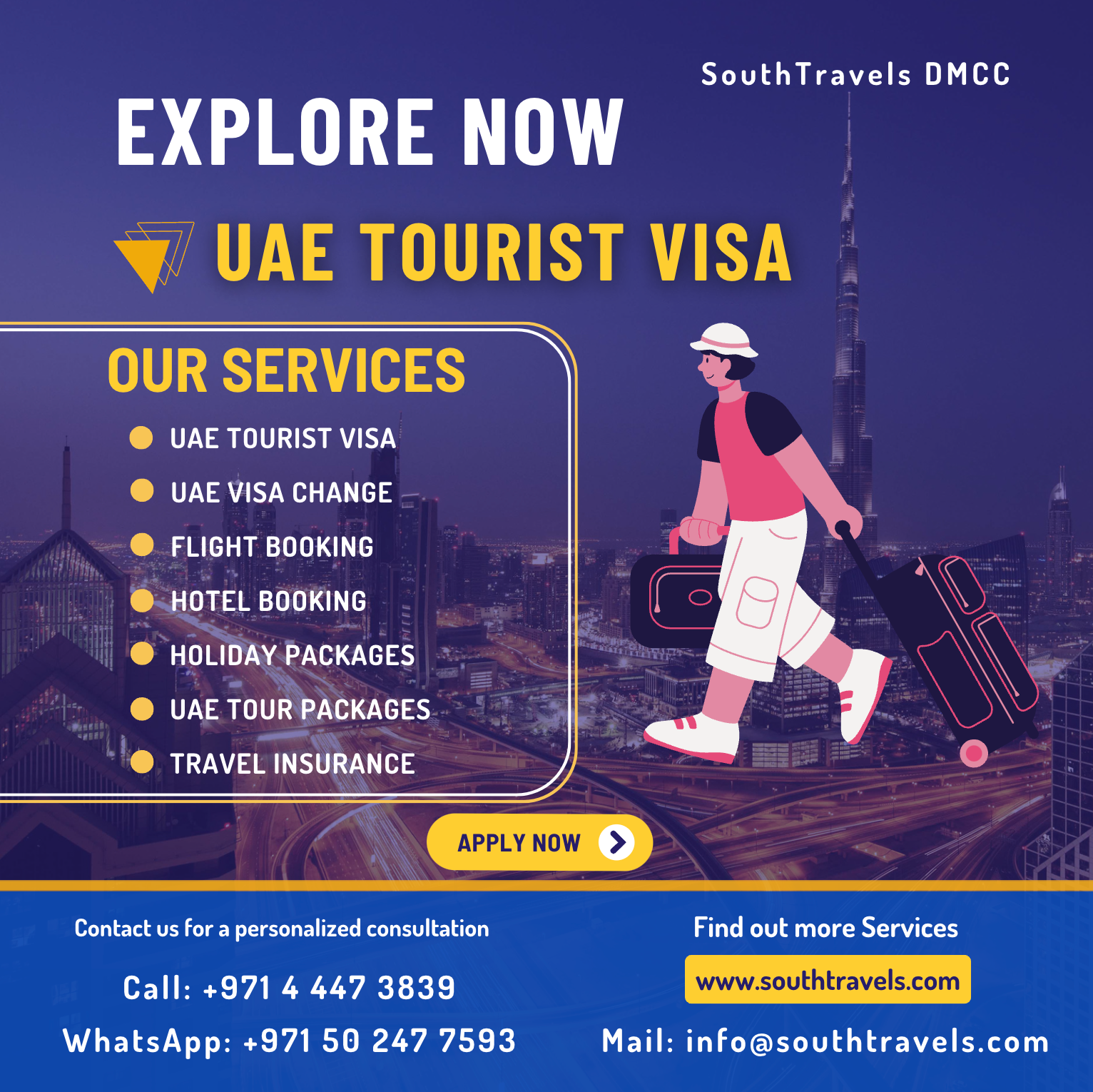 South Travels Facebook ad