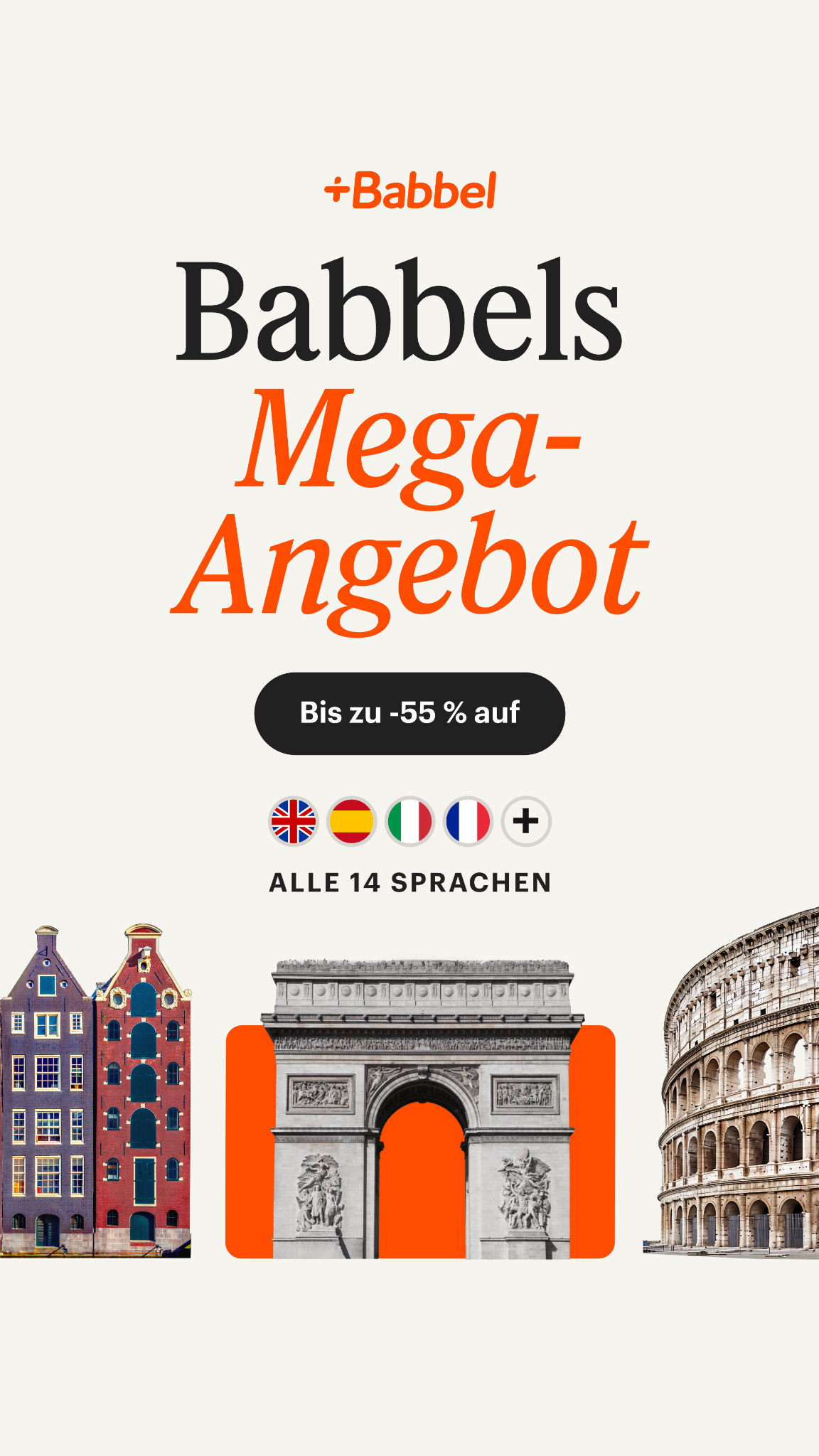 Babbel Facebook ad