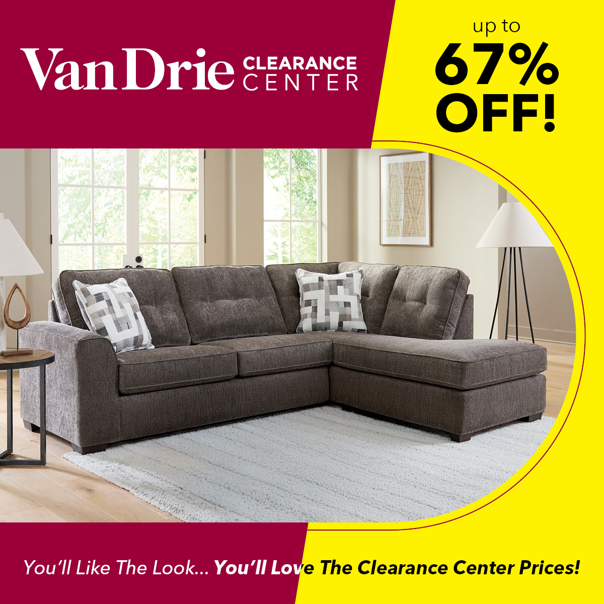 VanDrie Home Furnishings Facebook ad