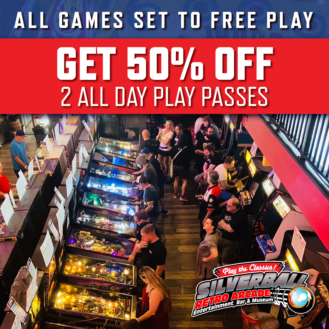 Silverball Retro Arcade - Delray Beach Facebook ad