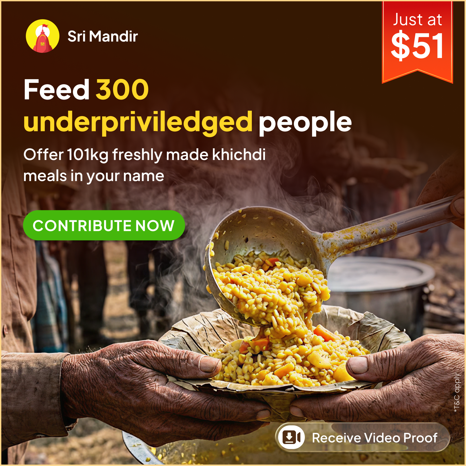 Sri Mandir - Seva Facebook ad