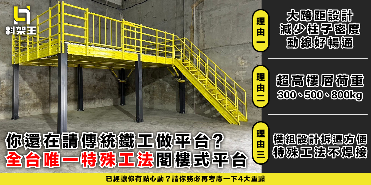料架王 Rack King Storage Facebook ad: 你還不認識閣樓式平台?