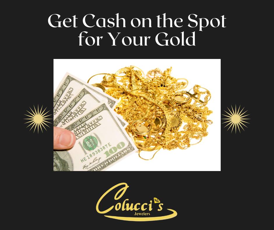 Colucci's Jewelers at Summerville Facebook ad: Cash for all gold