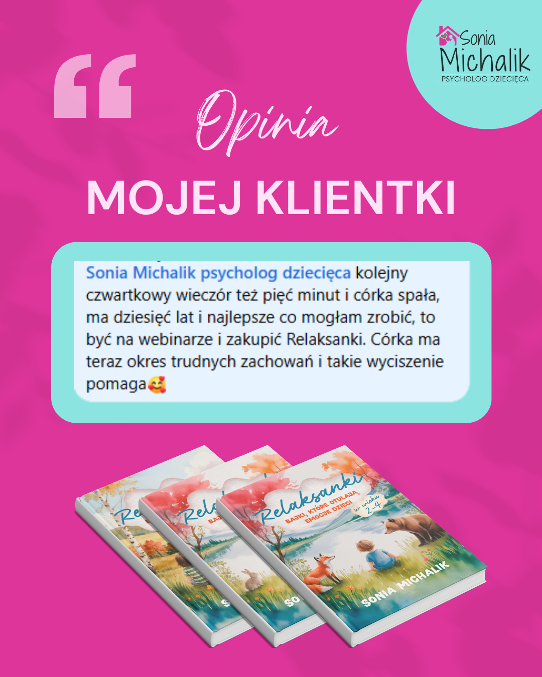 Relaksanki - bajki, które otulają emocje dzieci 2-11 lat Facebook ad