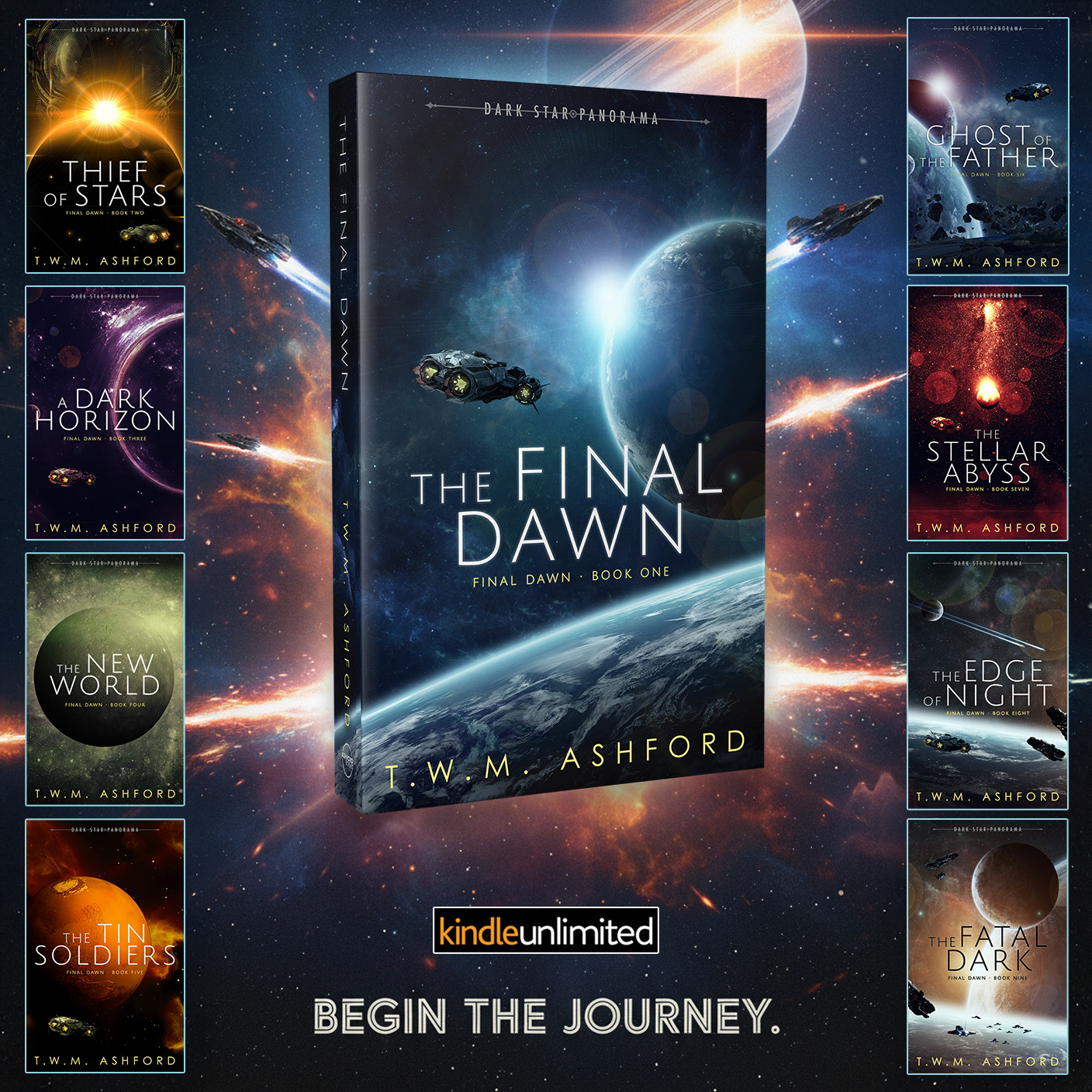 T W M Ashford - Author Facebook ad: Space Opera at its Best