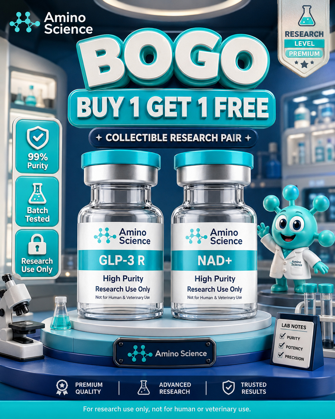 Amino Science Labs Facebook ad