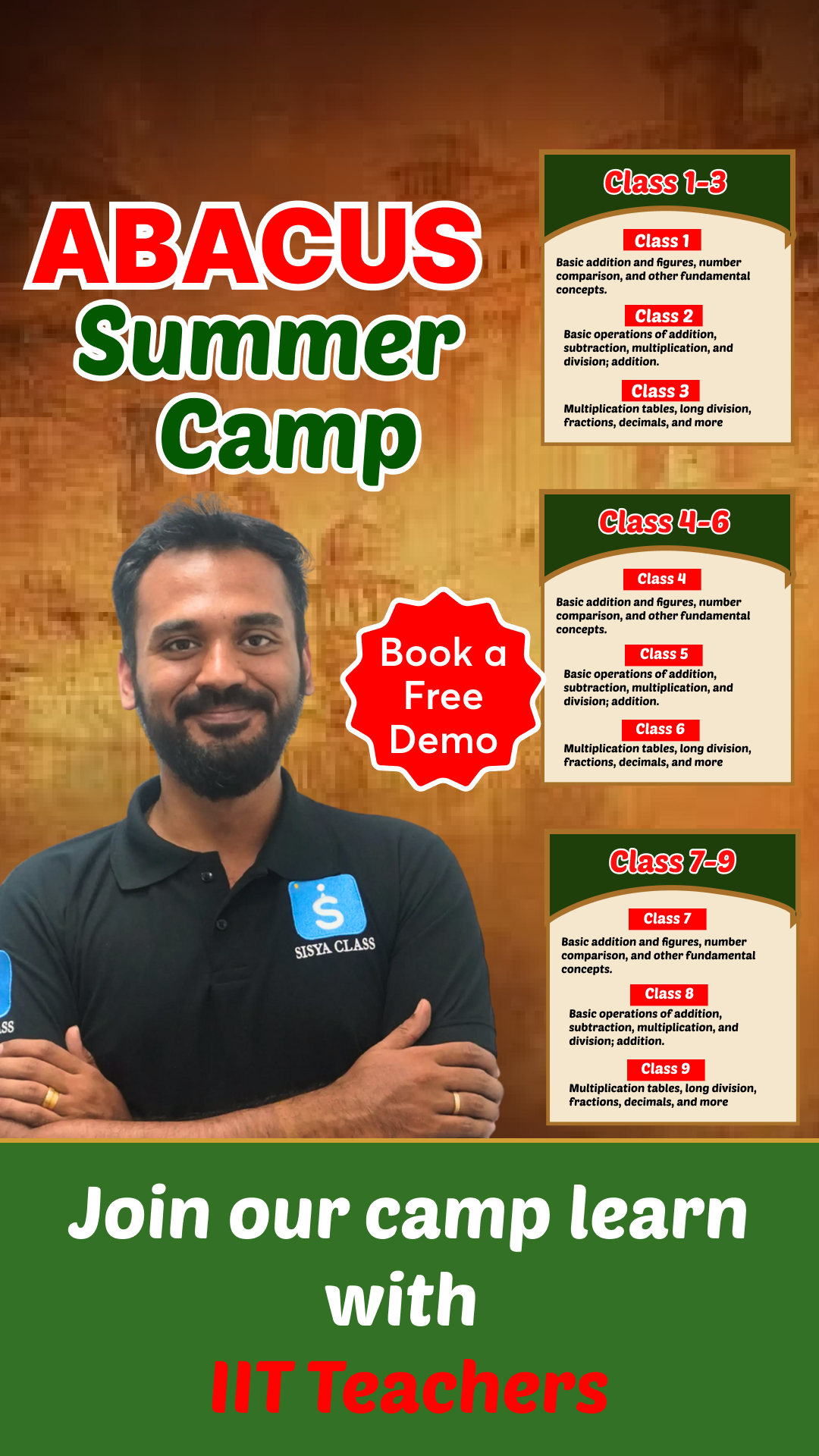 SISYA CLASS Facebook ad from Mar 18, 2026