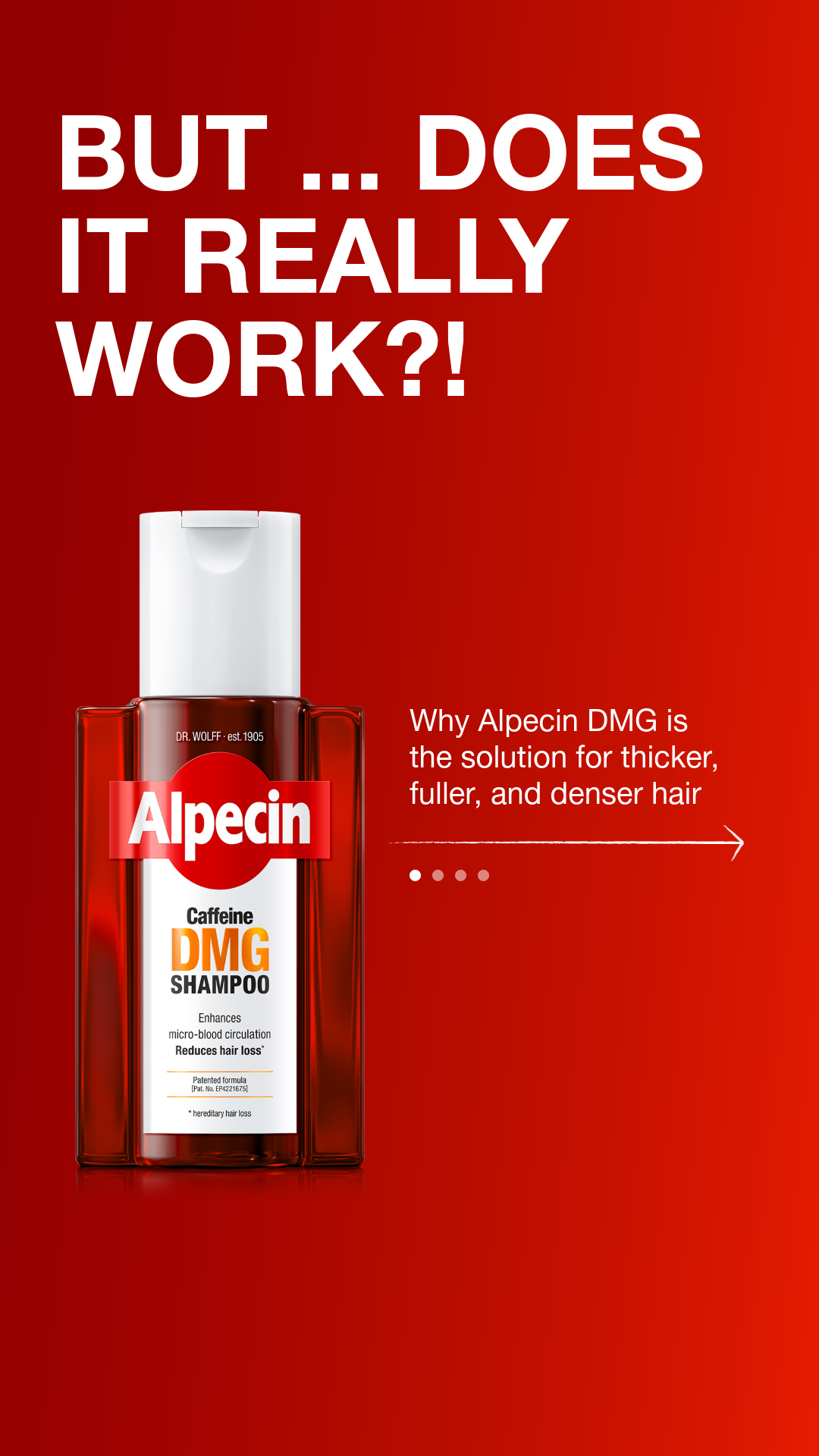 Alpecin Facebook ad