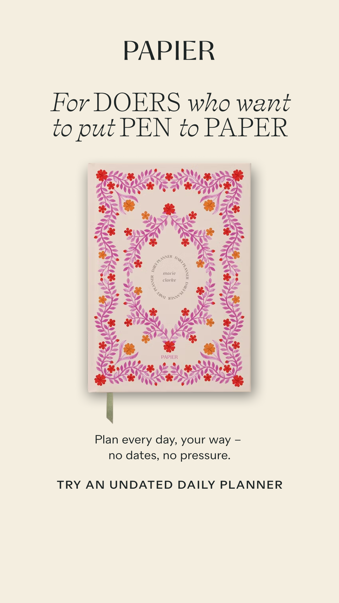 Papier Facebook ad