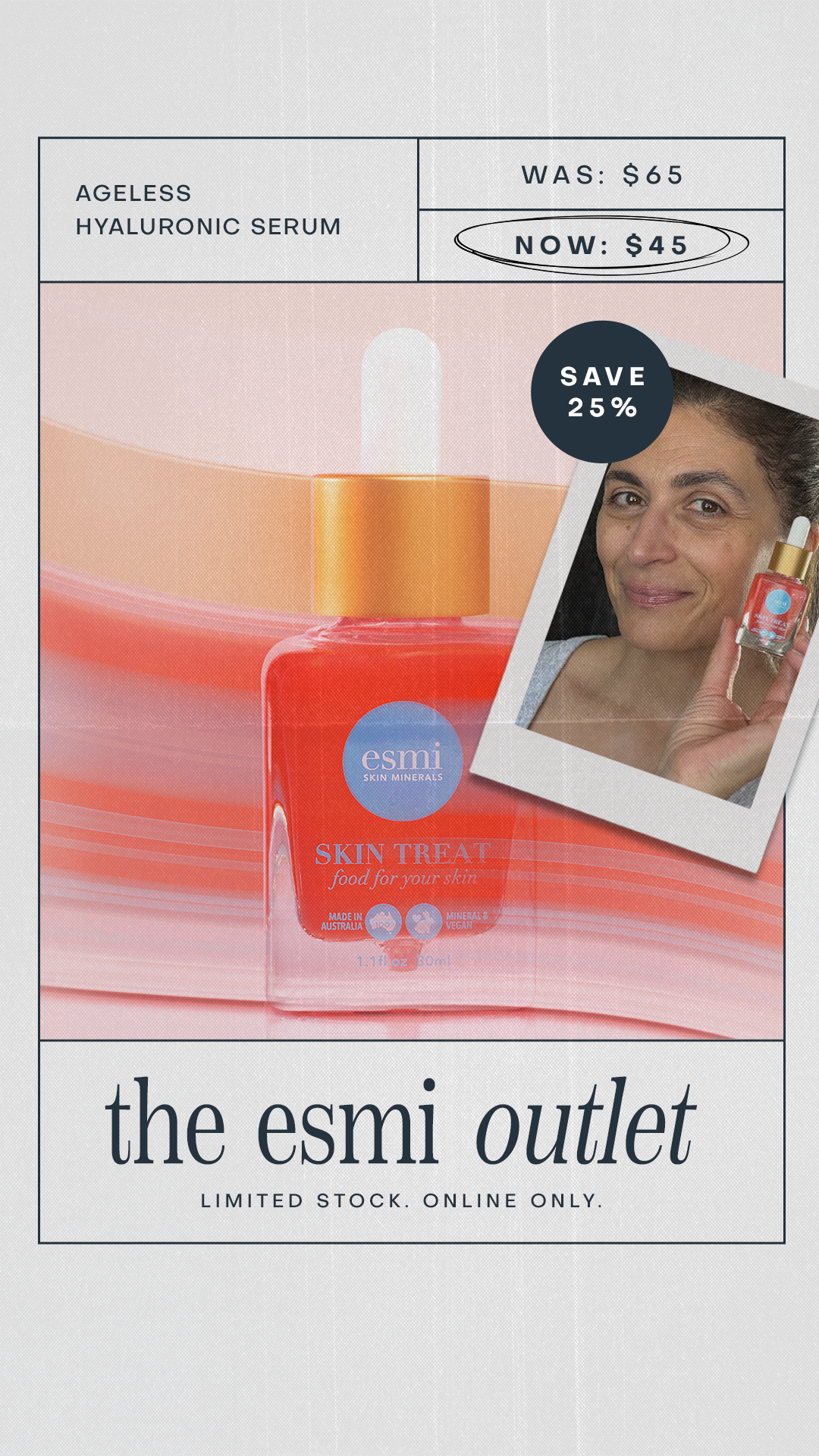 esmi Skin Minerals Facebook ad