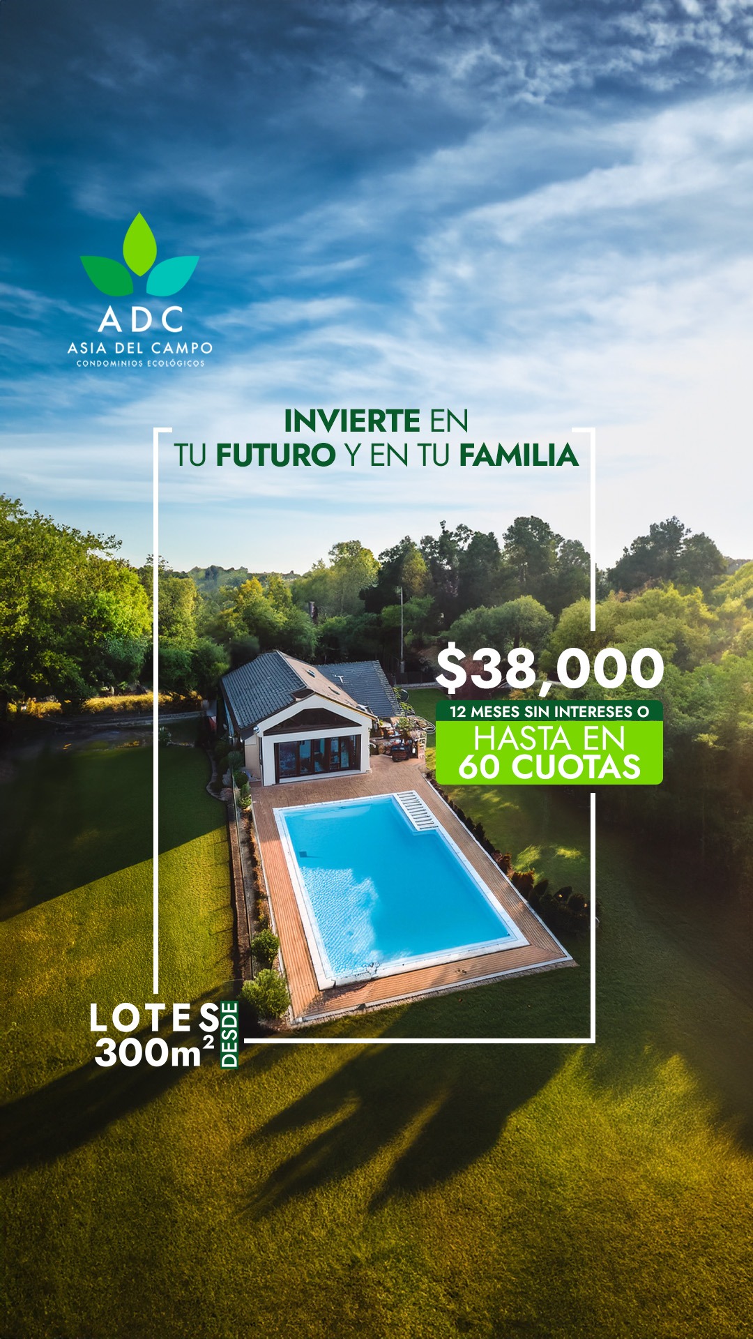 Condominios Ecológicos Asia del Campo ADC Facebook ad: Código Mathías