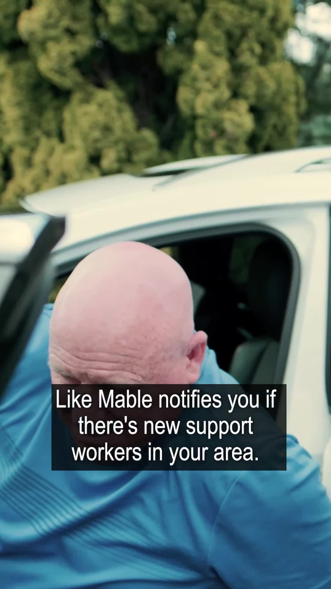 Mable Facebook ad: Find support workers ready in 4 hours
