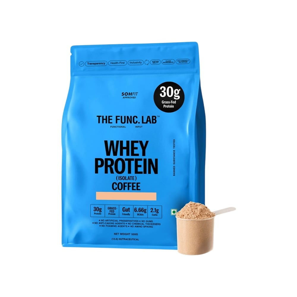 The Func. Lab Facebook ad: Your protein fix, now delivered in minutes.