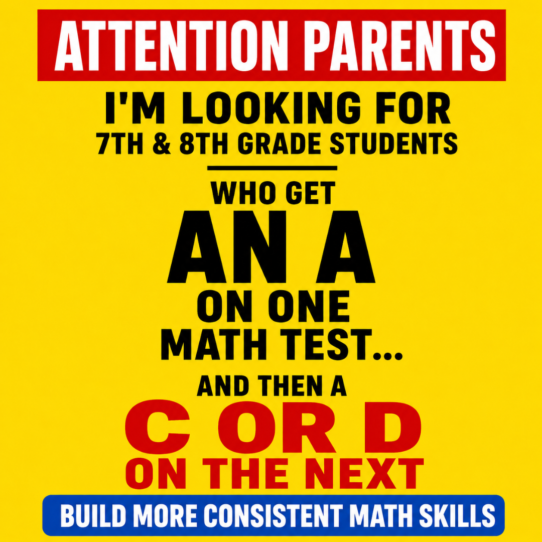 Riann Williams - The BrainSpark Math Tutor Facebook ad: Find the Math Gaps Holding Your Child Back