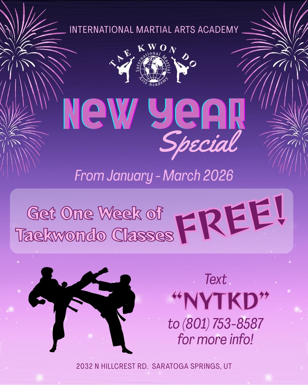 IMAA - Taekwondo Facebook ad