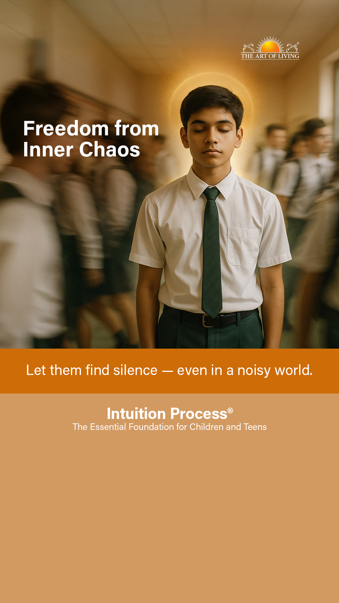 Children and Teens Programs, Live Demo - Art of Living Facebook ad