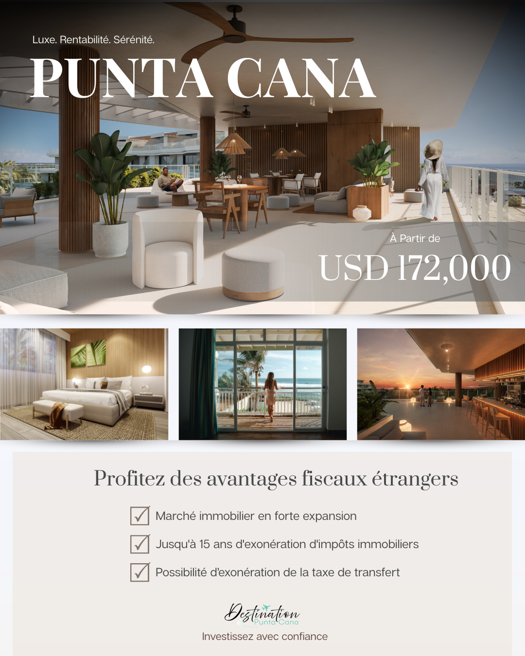 Destination Punta Cana Facebook ad: Découvrez les projets