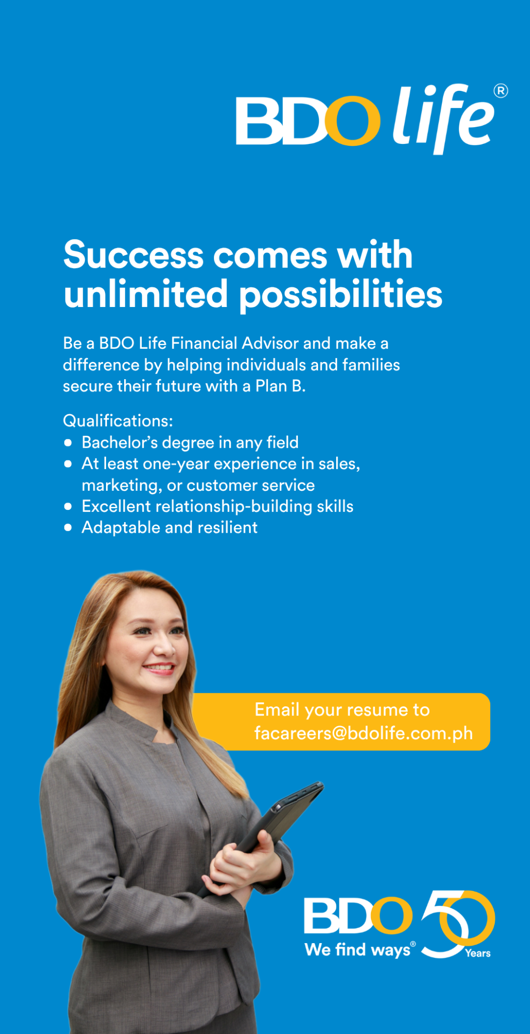 BDO Unibank Facebook ad