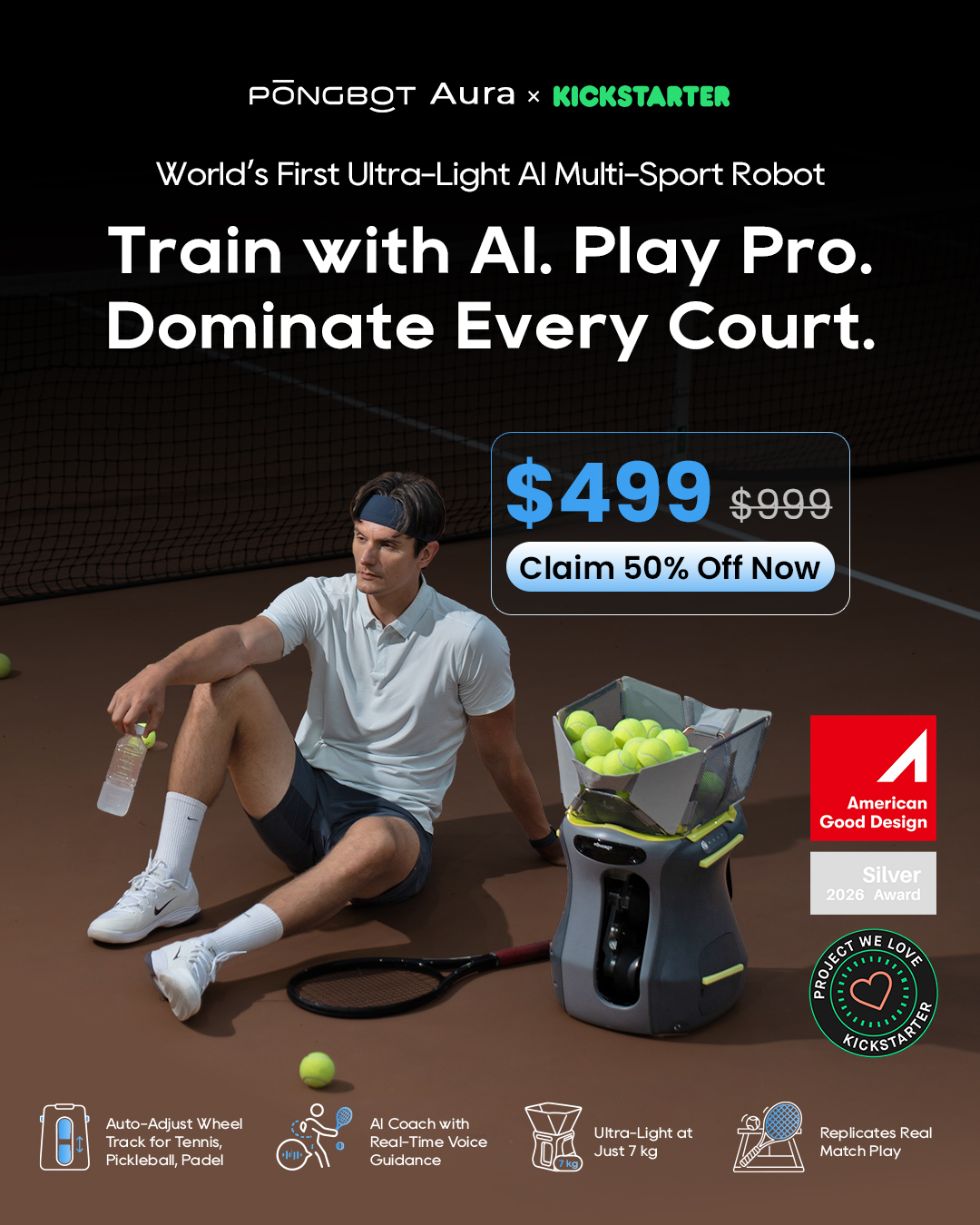 Pongbot Sports Facebook ad
