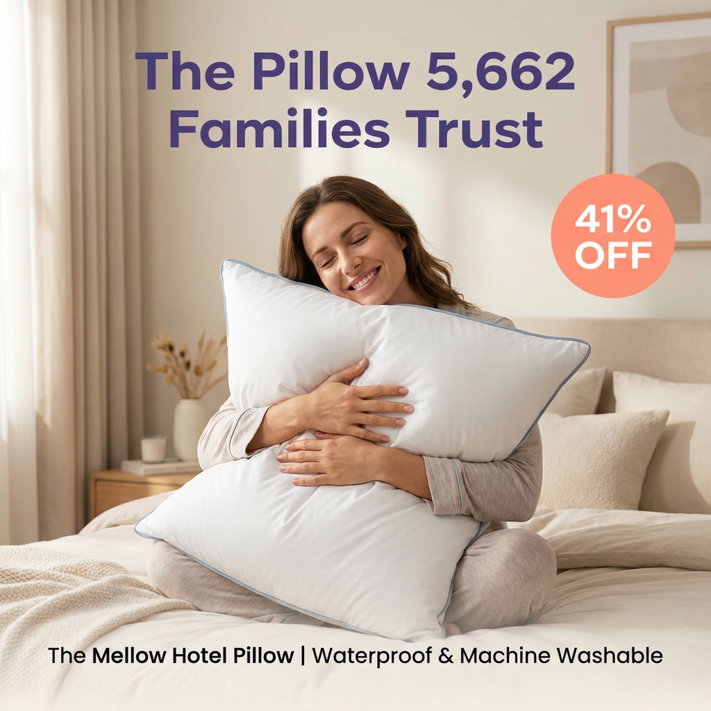 Mellow Pillows Facebook ad