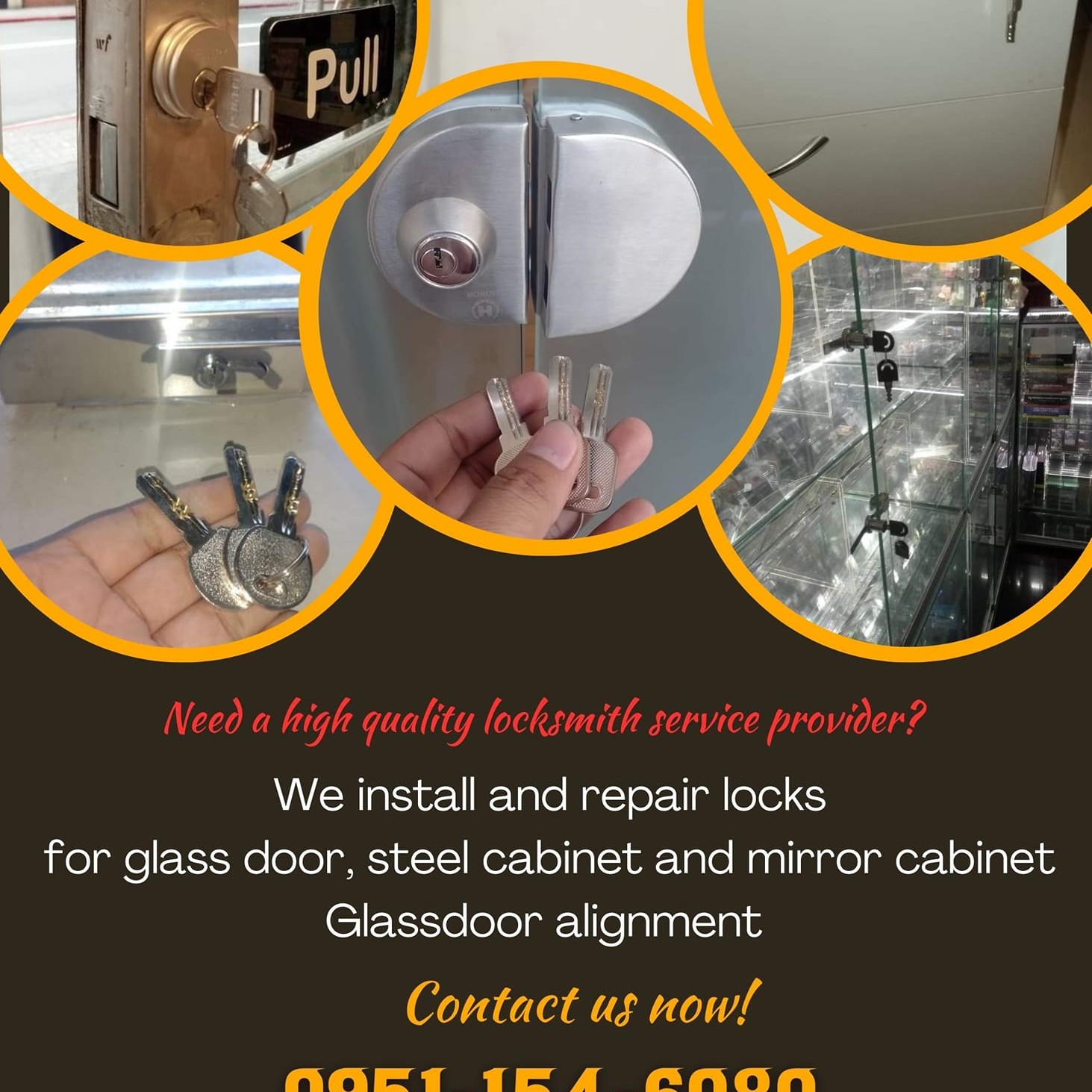 Glassdoor 24/7 Locksmith Services Facebook ad: Door and Car - Emergency Locksmith