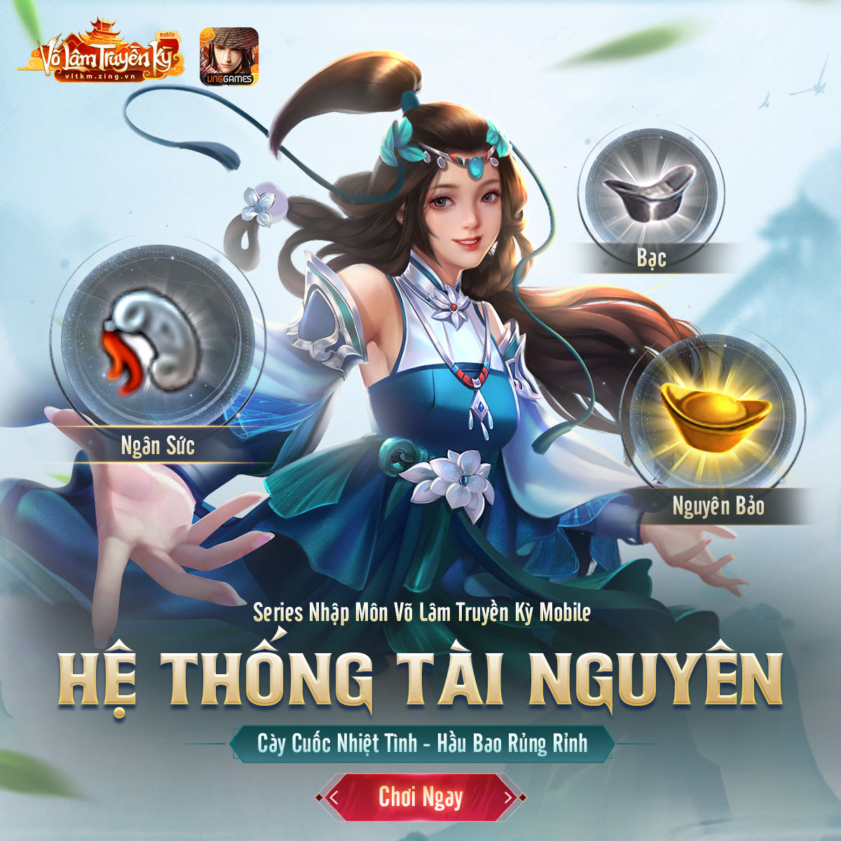 Võ Lâm Truyền Kỳ Mobile Facebook ad: AI CHƠI CŨNG THÍCH