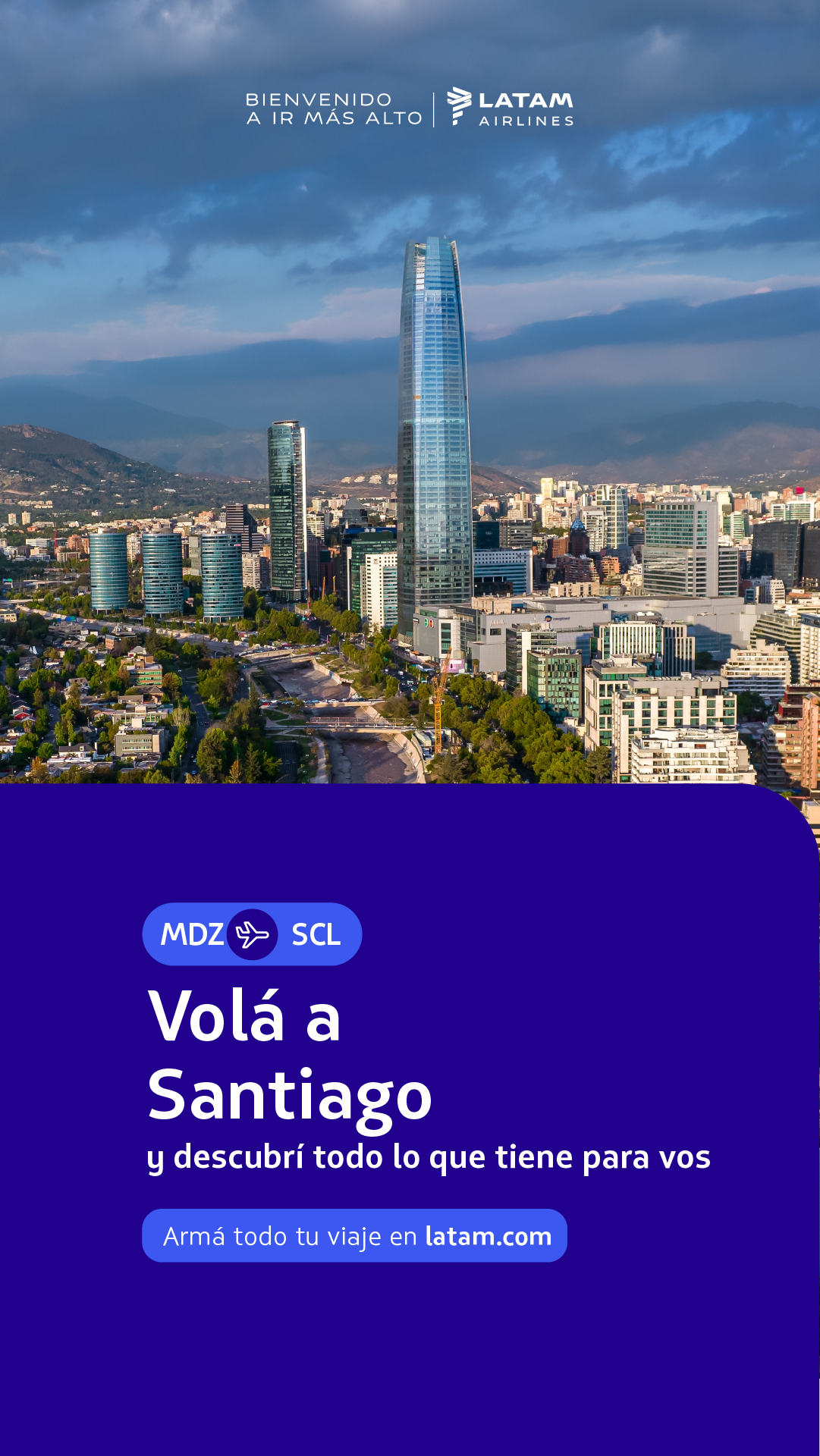 LATAM Airlines Facebook ad