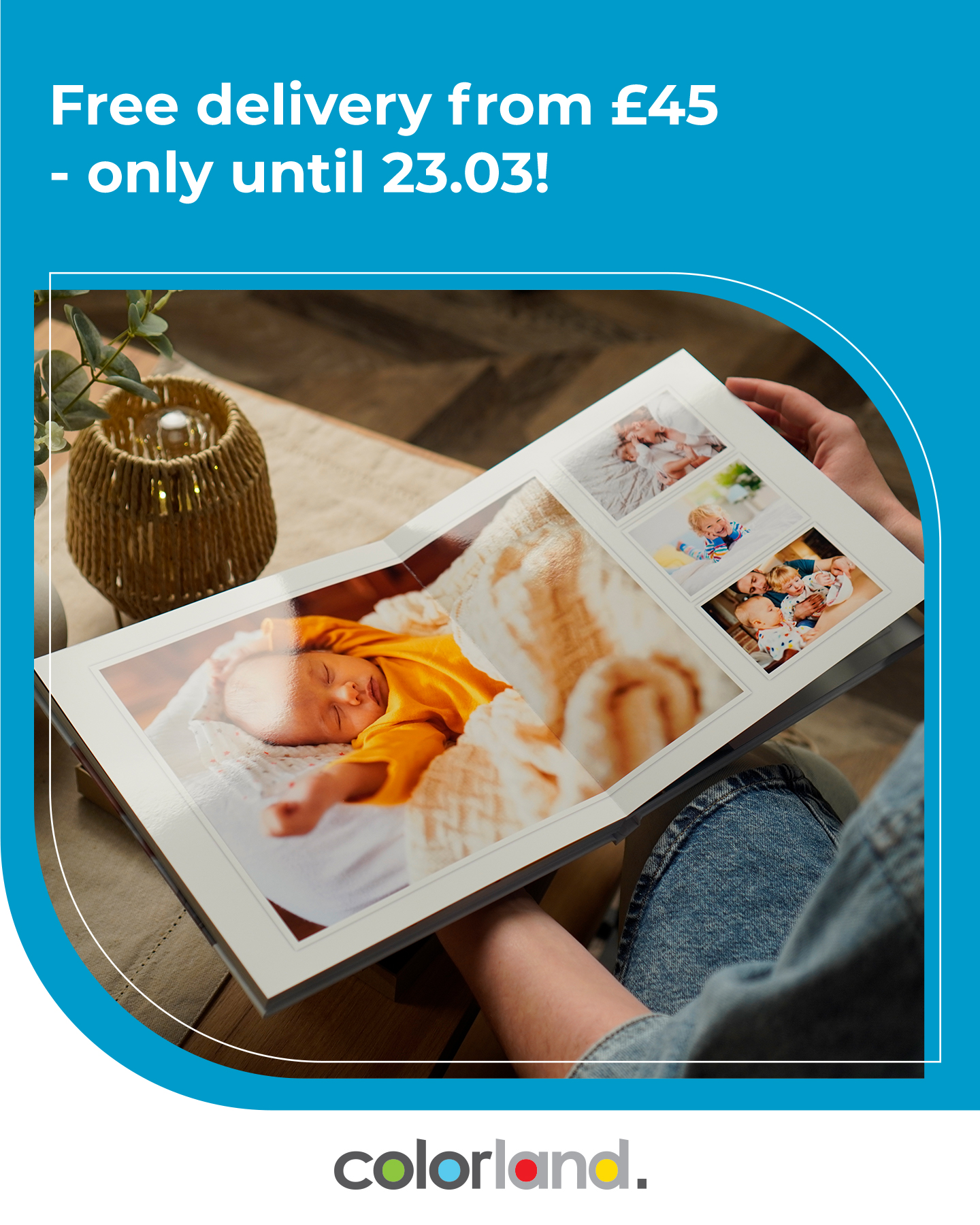 Colorland Facebook ad: Photo products and personalised gifts for every occasion |…