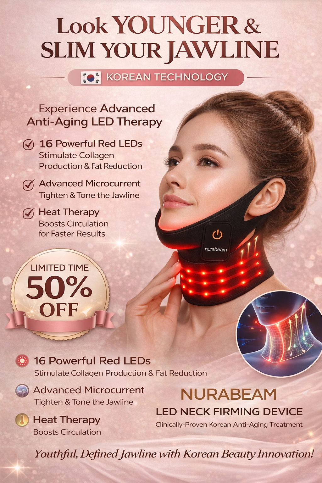 Nura Beam inc. Facebook ad