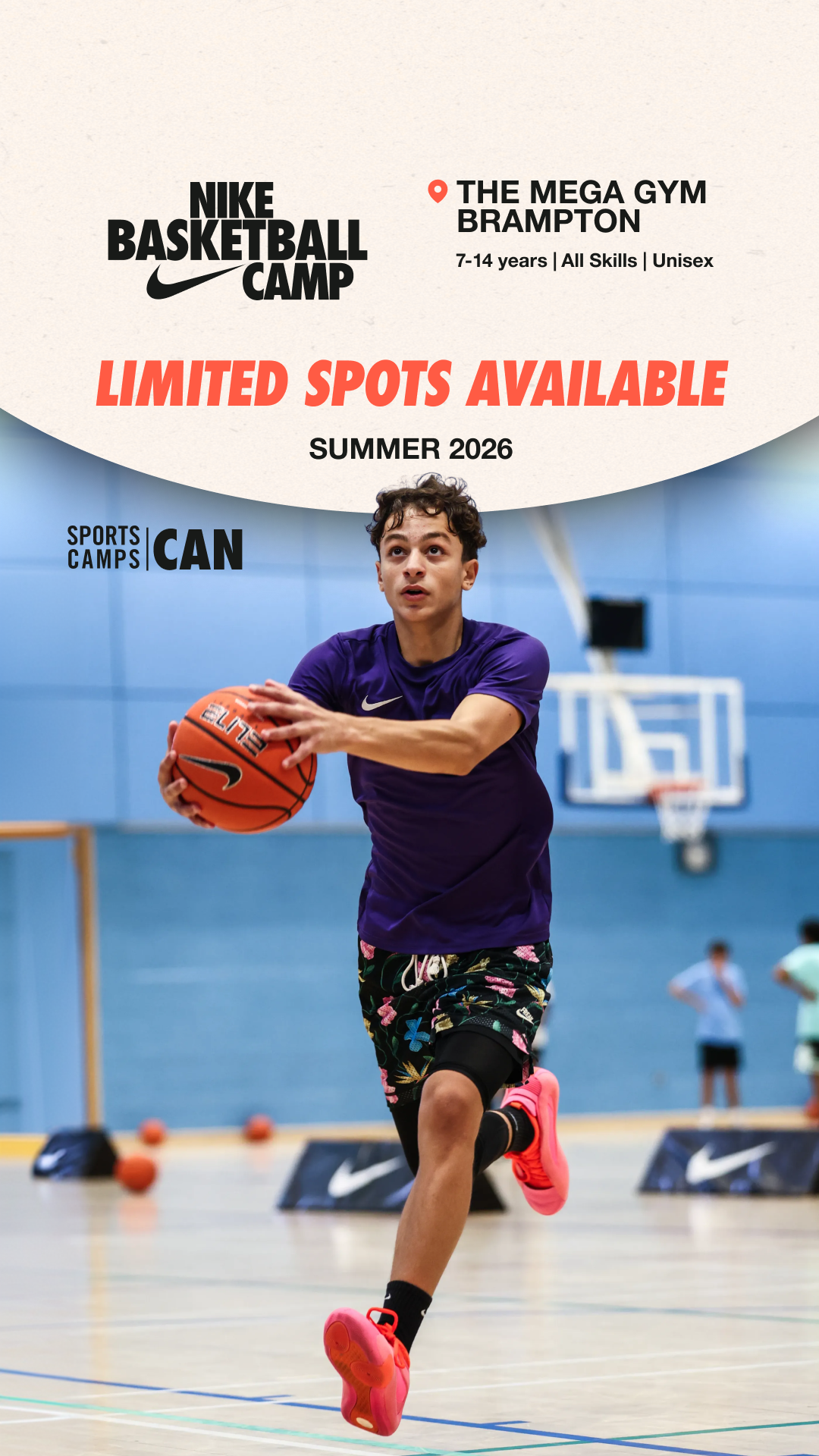 Nike Sports Camps Canada Facebook ad