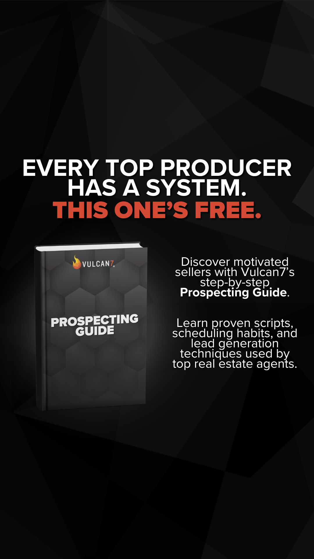 Vulcan7 Facebook ad from Nov 17, 2025