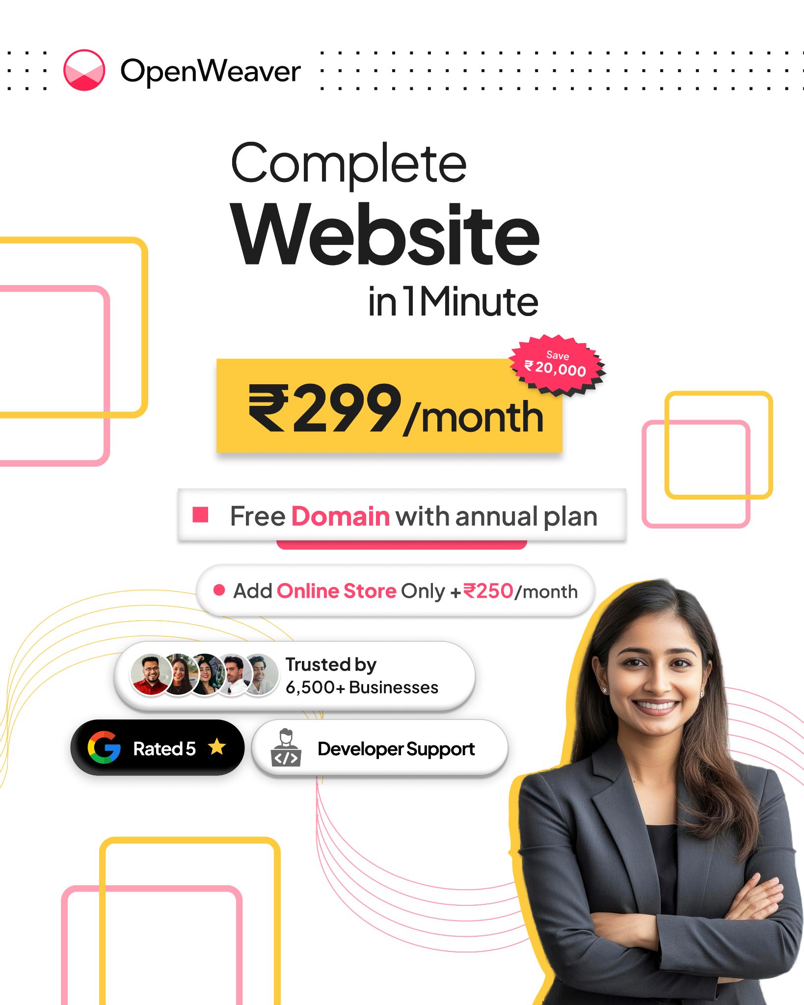 Open Weaver Facebook ad