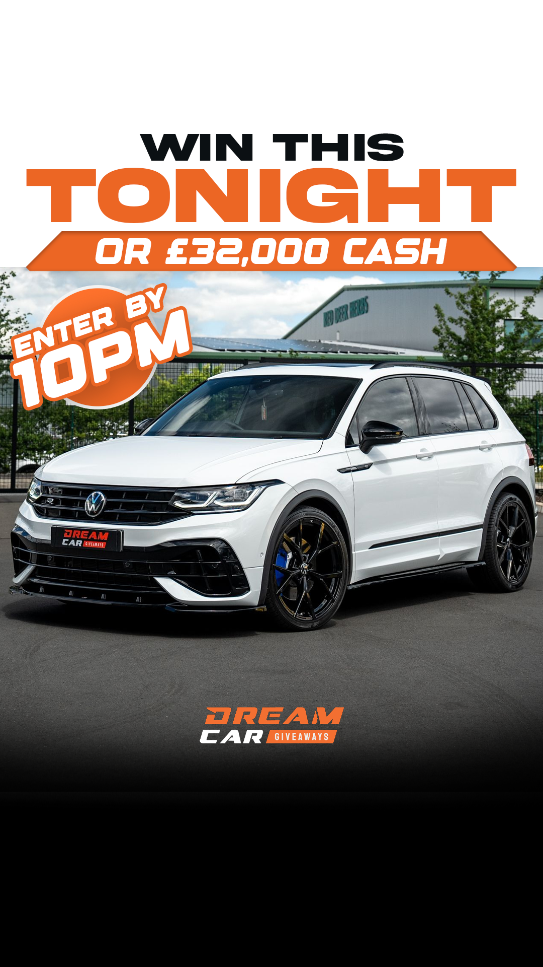 Dream Car Giveaways Facebook ad