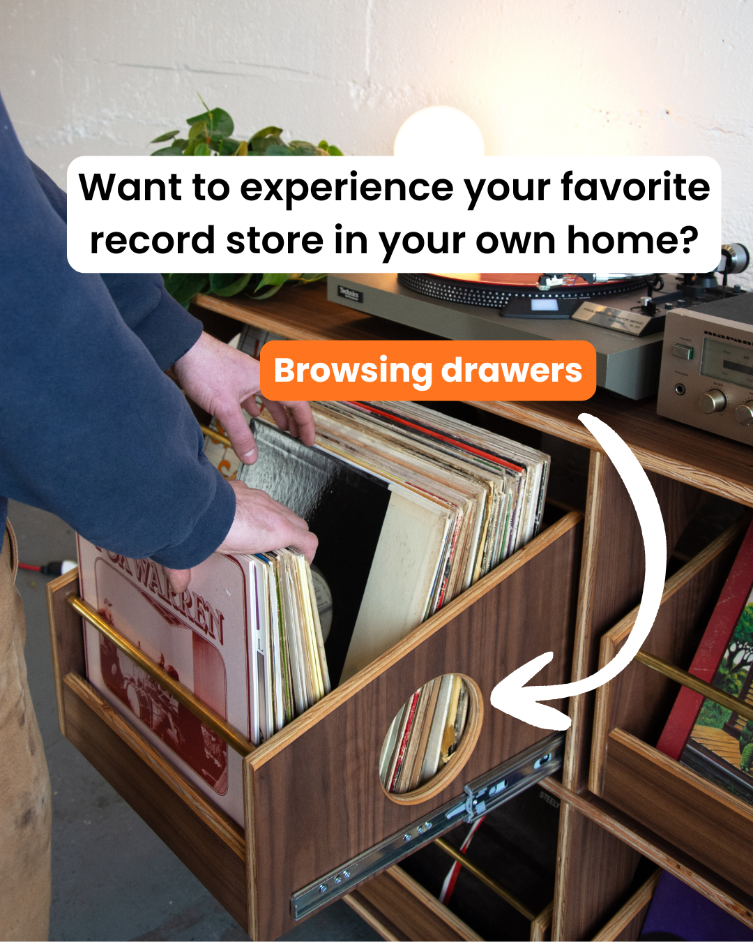 Sidetracked Workshop Facebook ad: Storage Worthy of Your Collection