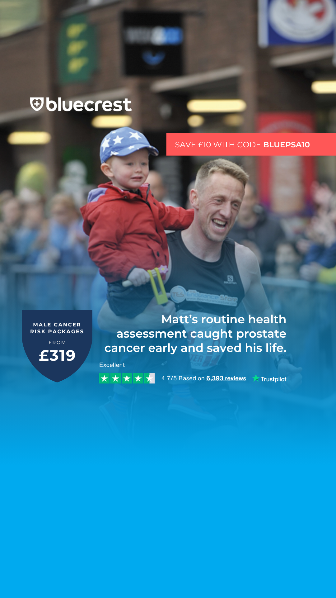 Bluecrest Wellness Facebook ad