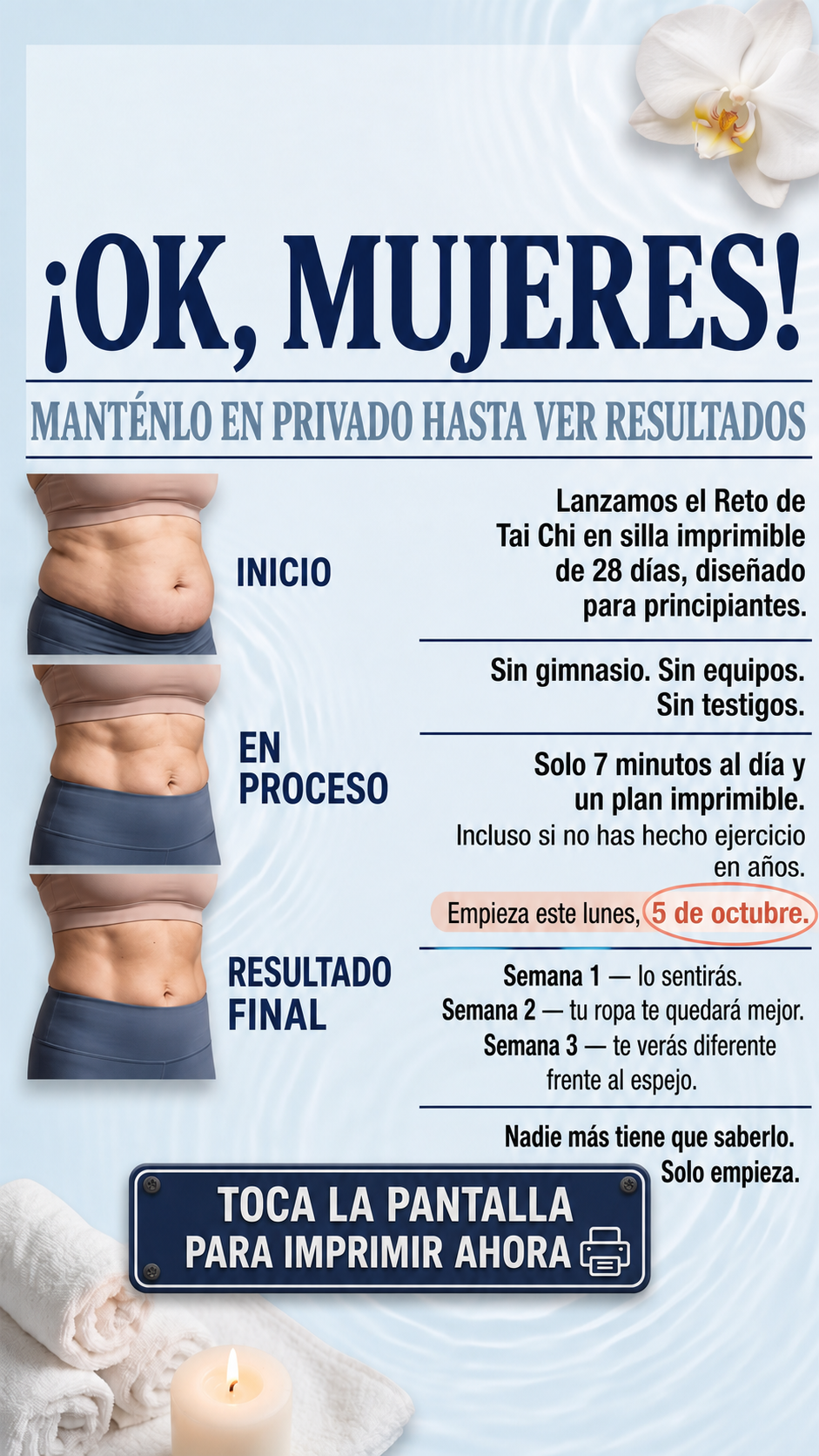 Lori Fitness Facebook ad: ¡Siéntete más fuerte, con más energía y activa…