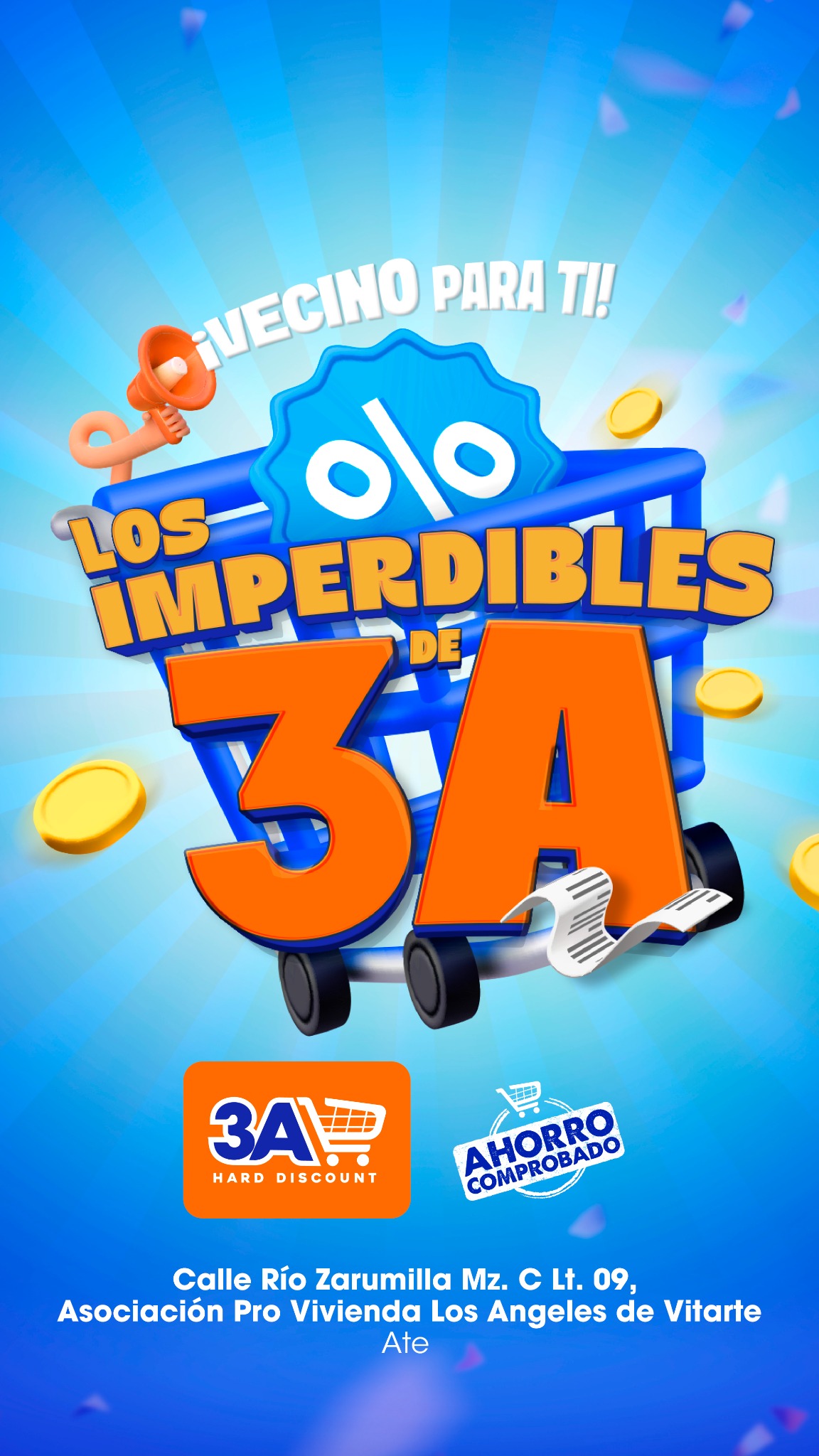 Tiendas de Ahorro 3A Facebook ad