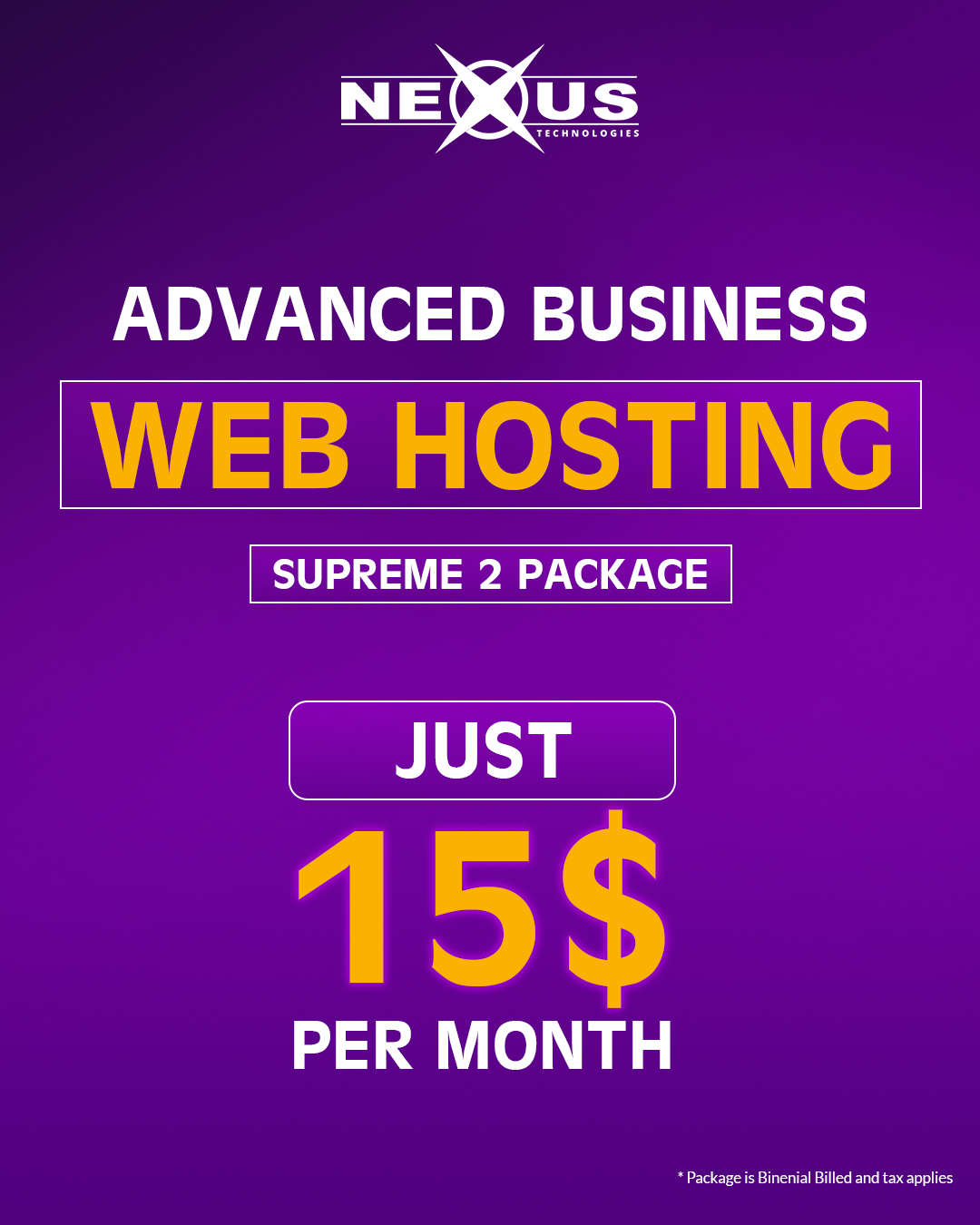 Nexus Technologies Facebook ad