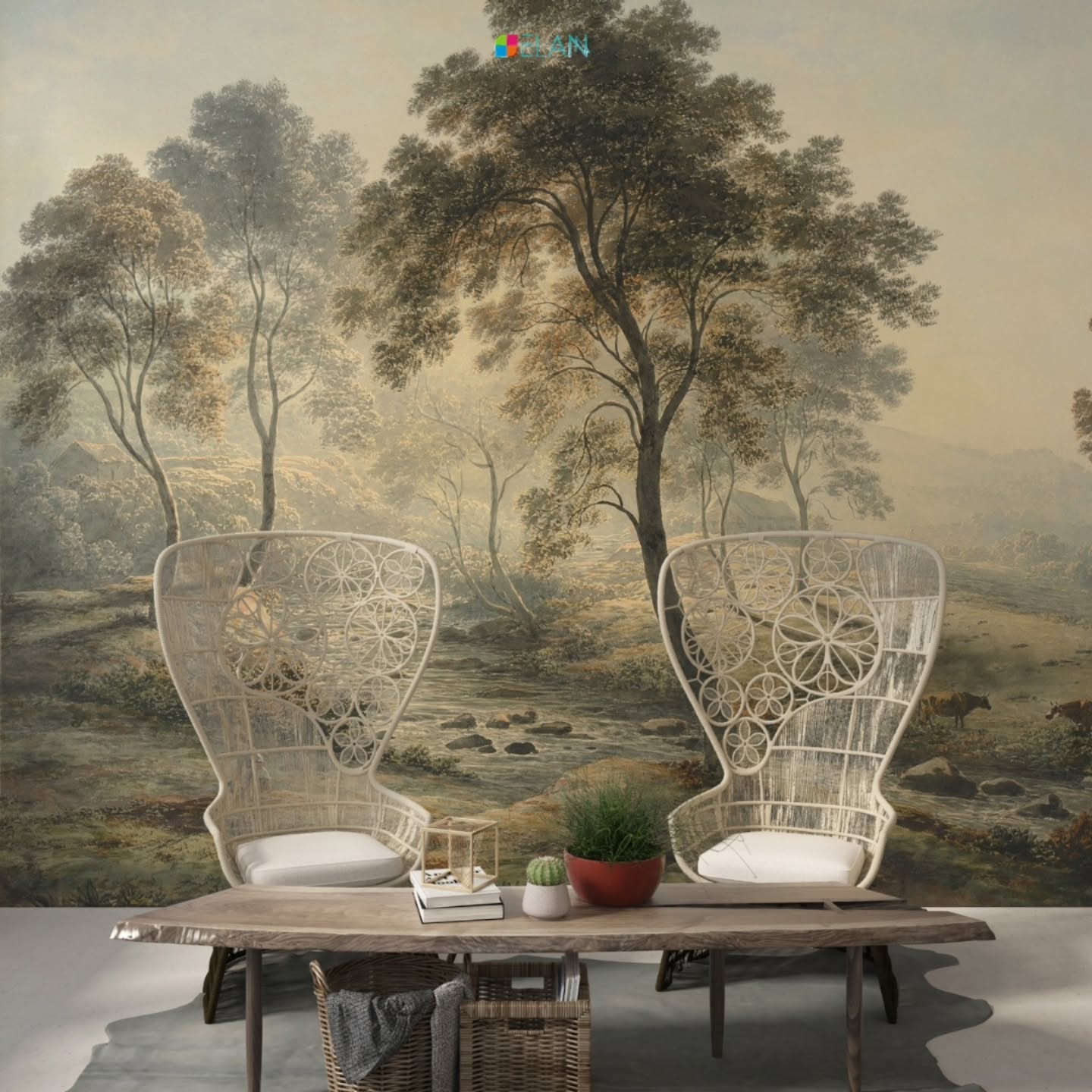 ELAN Facebook ad: Every wall has a story to tell.