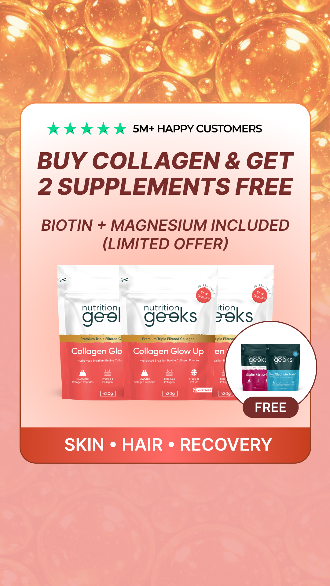 Nutrition Geeks Facebook ad