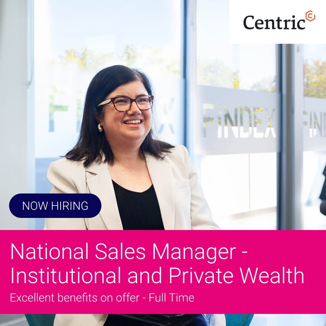 SEEK Facebook ad: National Sales Manager - Institutional and Private Wealth