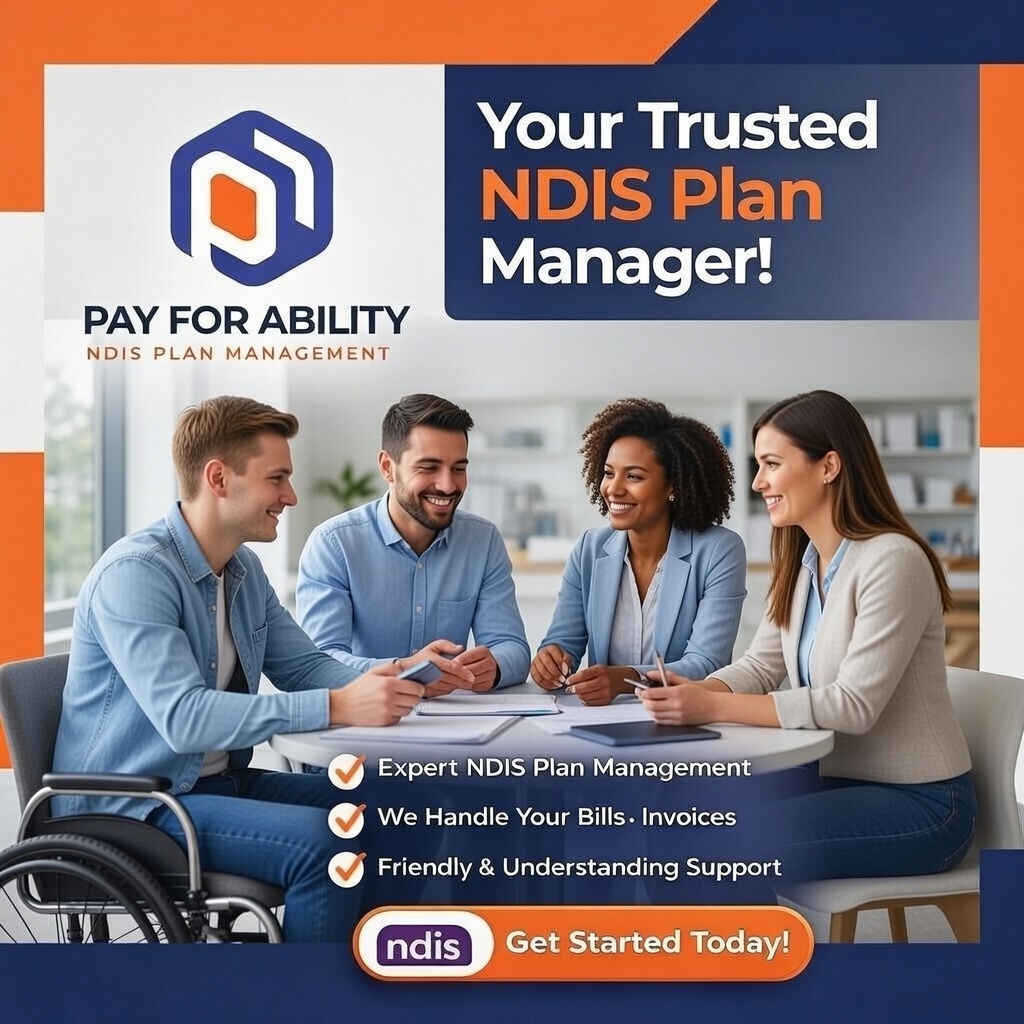 Pay For Ability Facebook ad: NDIS Plan Management Made Easy